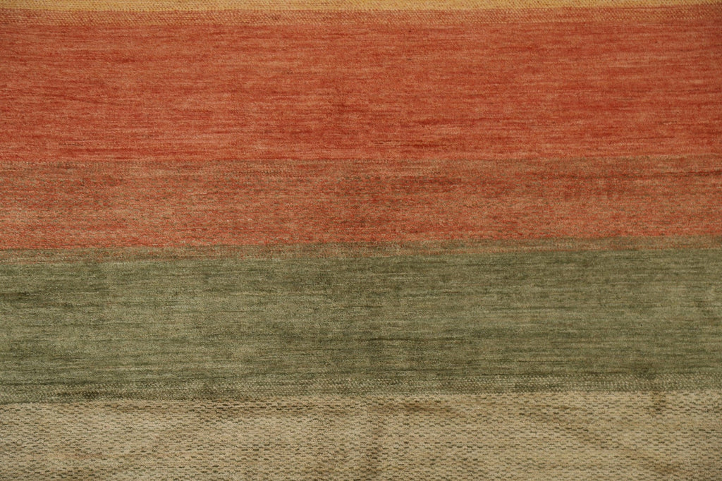 Striped Gabbeh Kashkoli Area Rug 6x8