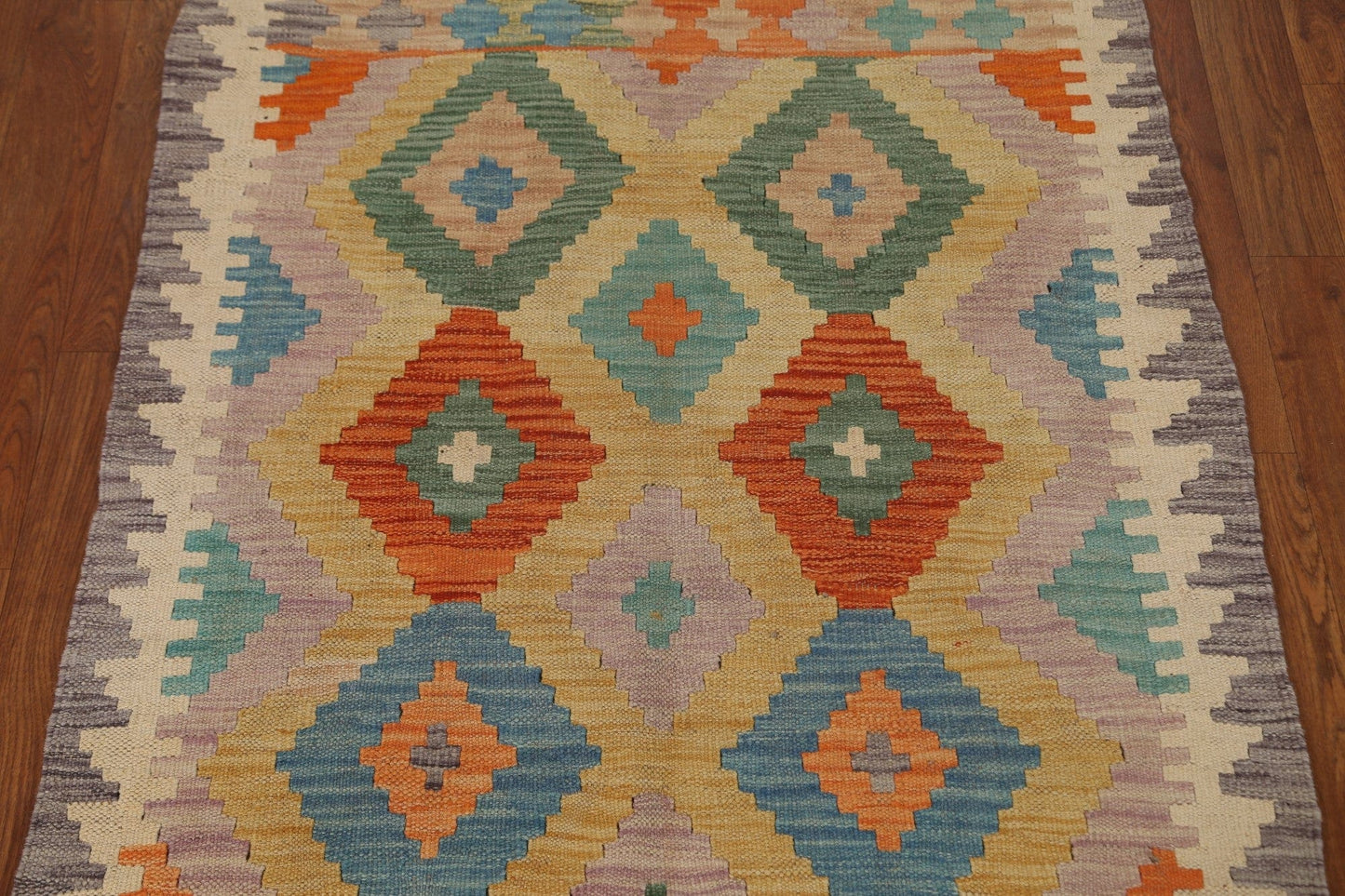 Geometric Kilim Oriental Area Rug 3x4