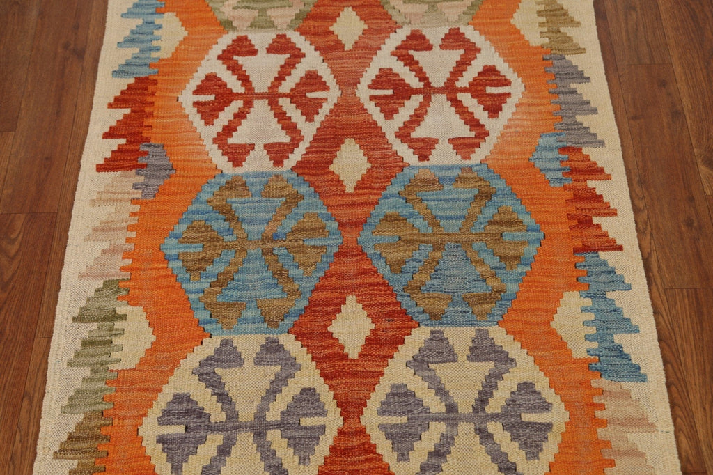 Handmade Kilim Wool Area Rug 3x4