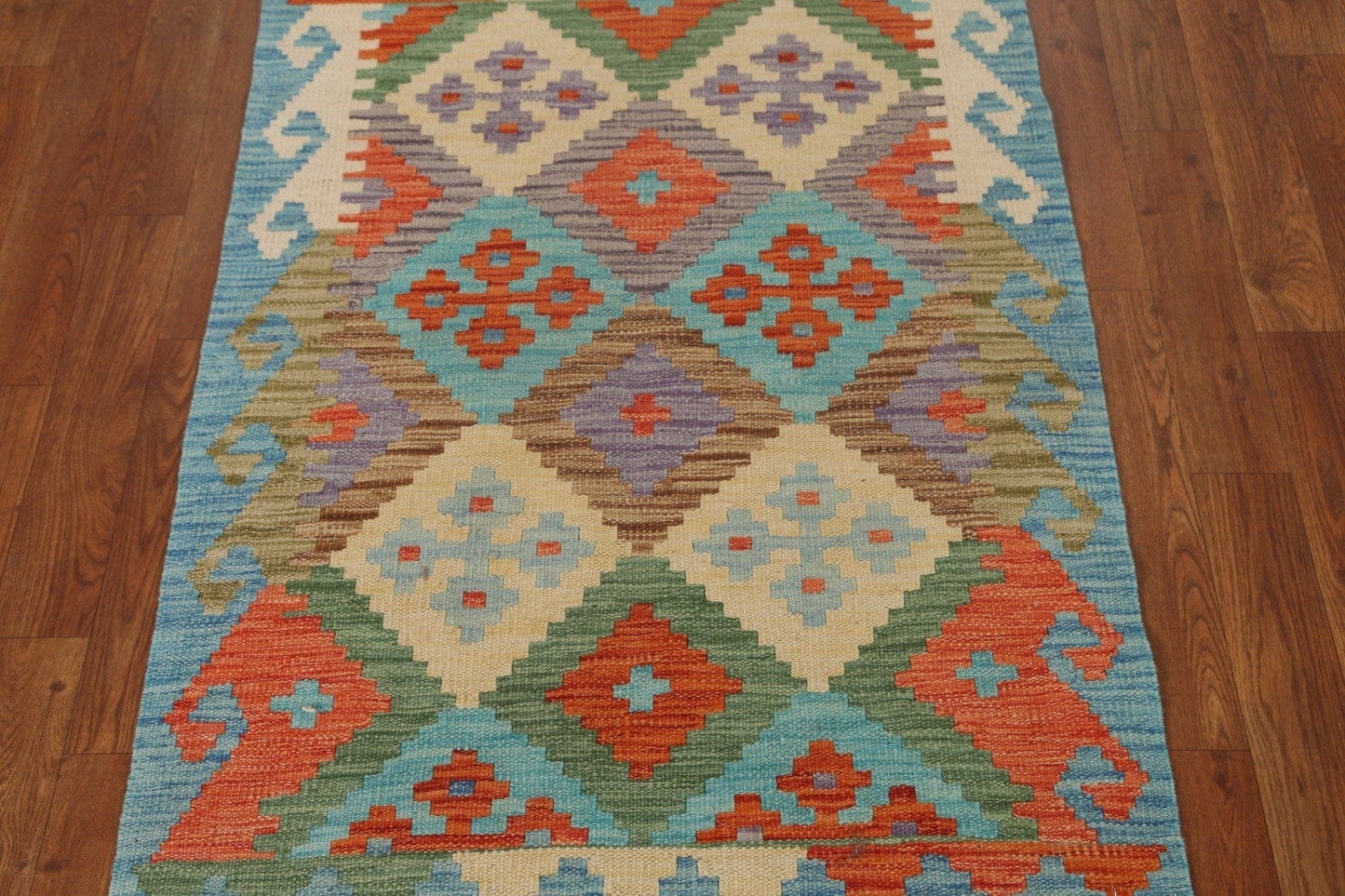 Geometric Kilim Oriental Area Rug 3x4