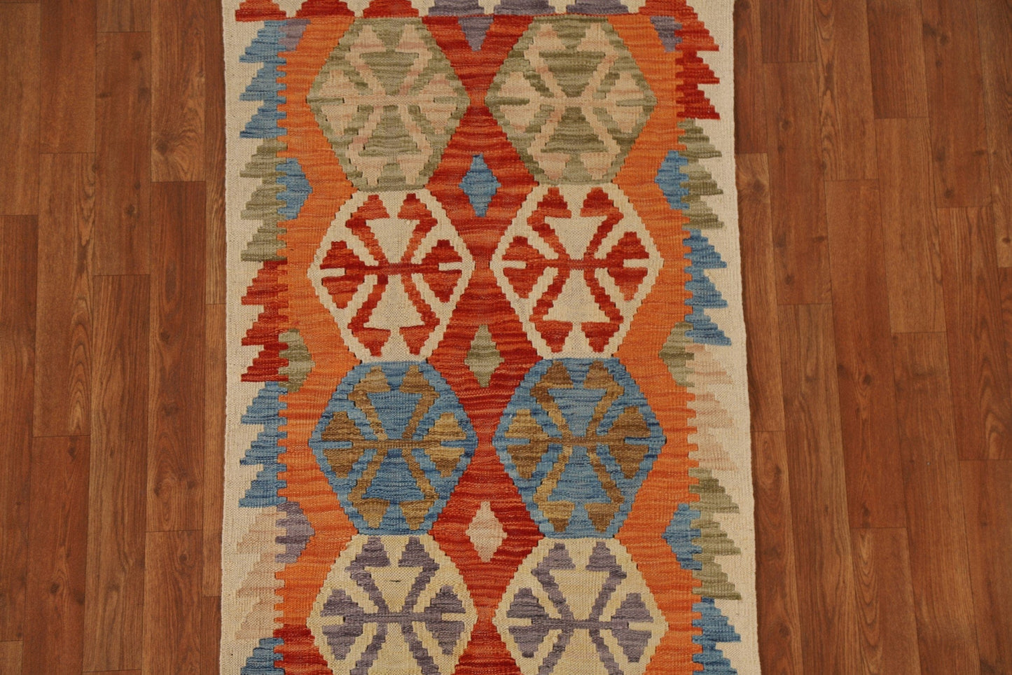 Geometric Kilim Oriental Area Rug 3x4