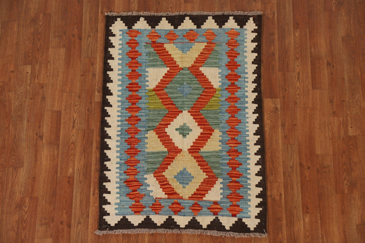 Geometric Kilim Oriental Area Rug 3x4