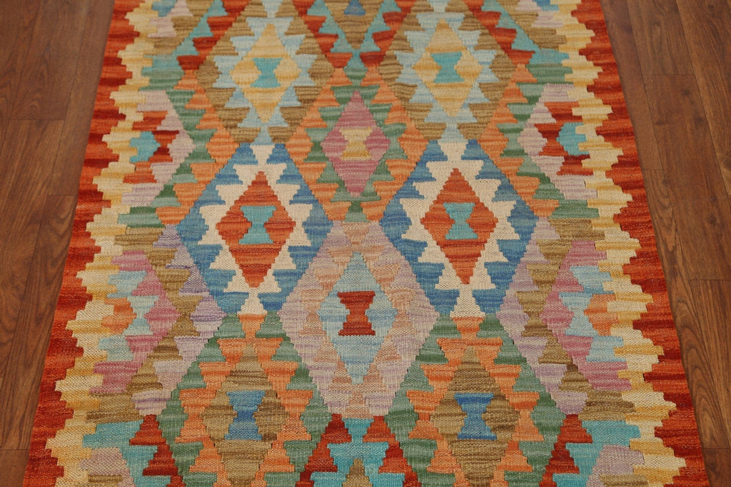 Colorful Kilim Oriental Area Rug 3x4