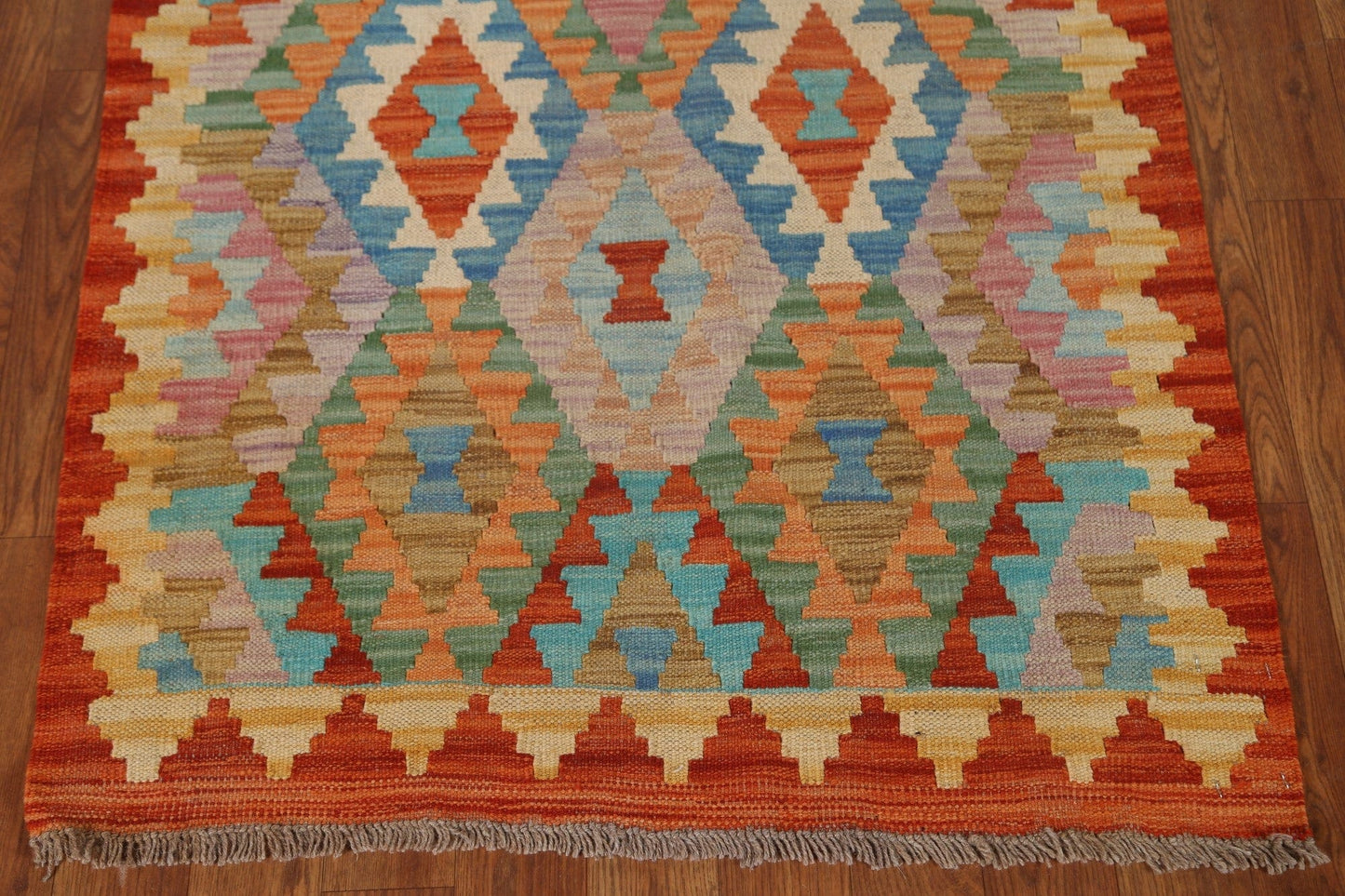 Colorful Kilim Oriental Area Rug 3x4