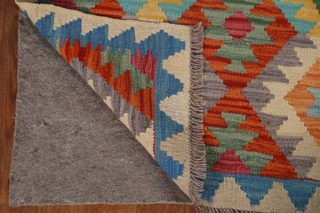 Geometric Kilim Oriental Area Rug 3x4