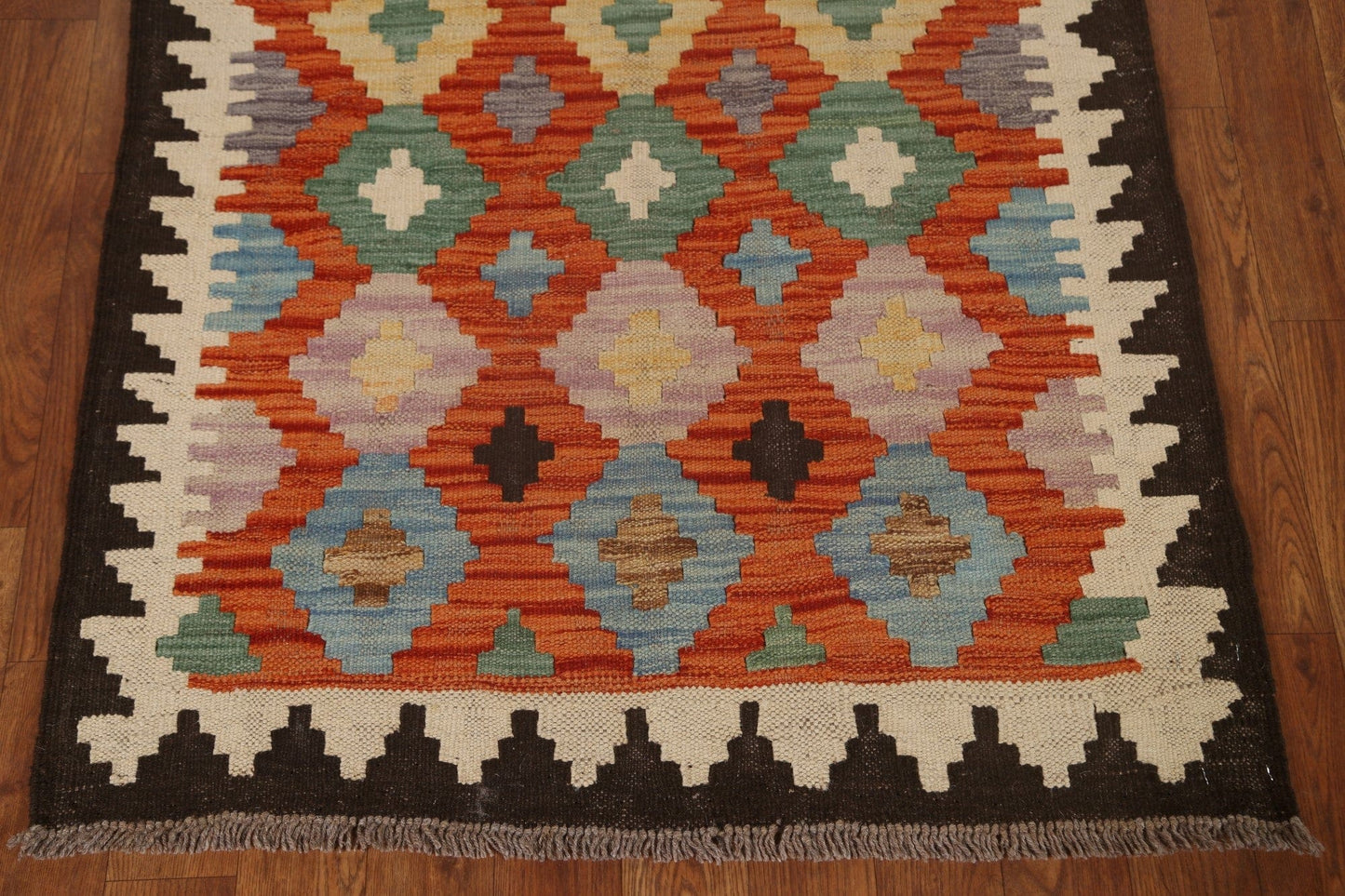 Geometric Kilim Oriental Area Rug 3x4