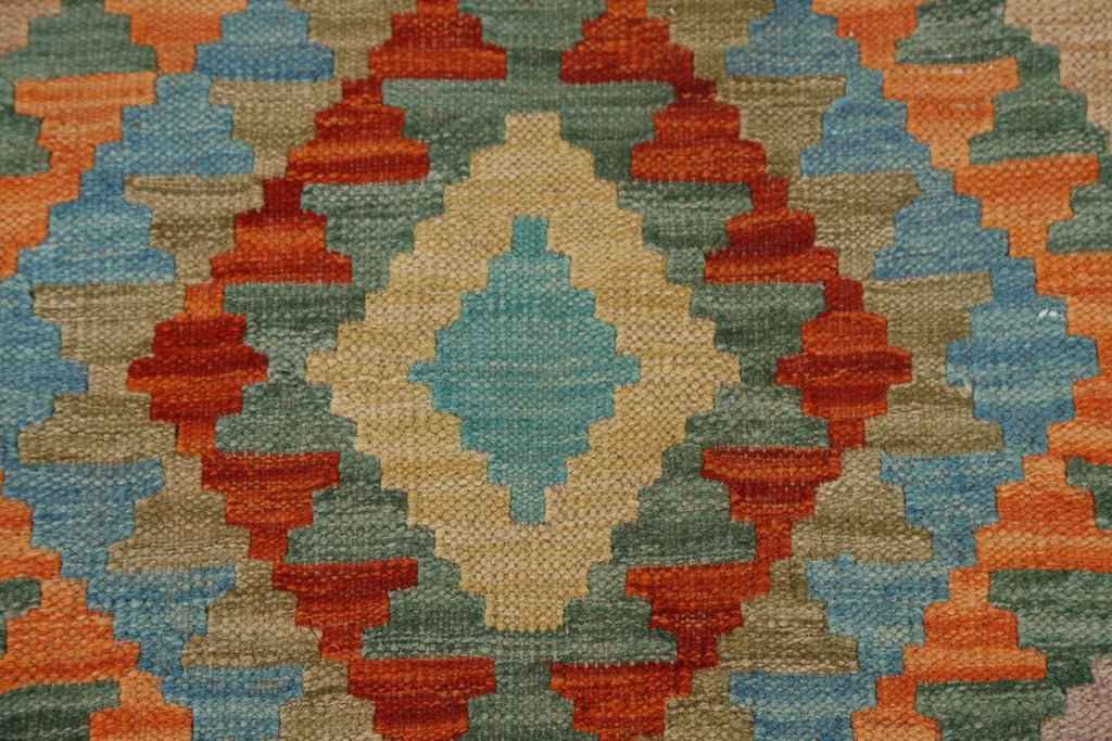 Hand-Woven Kilim Oriental Runner Rug 3x9