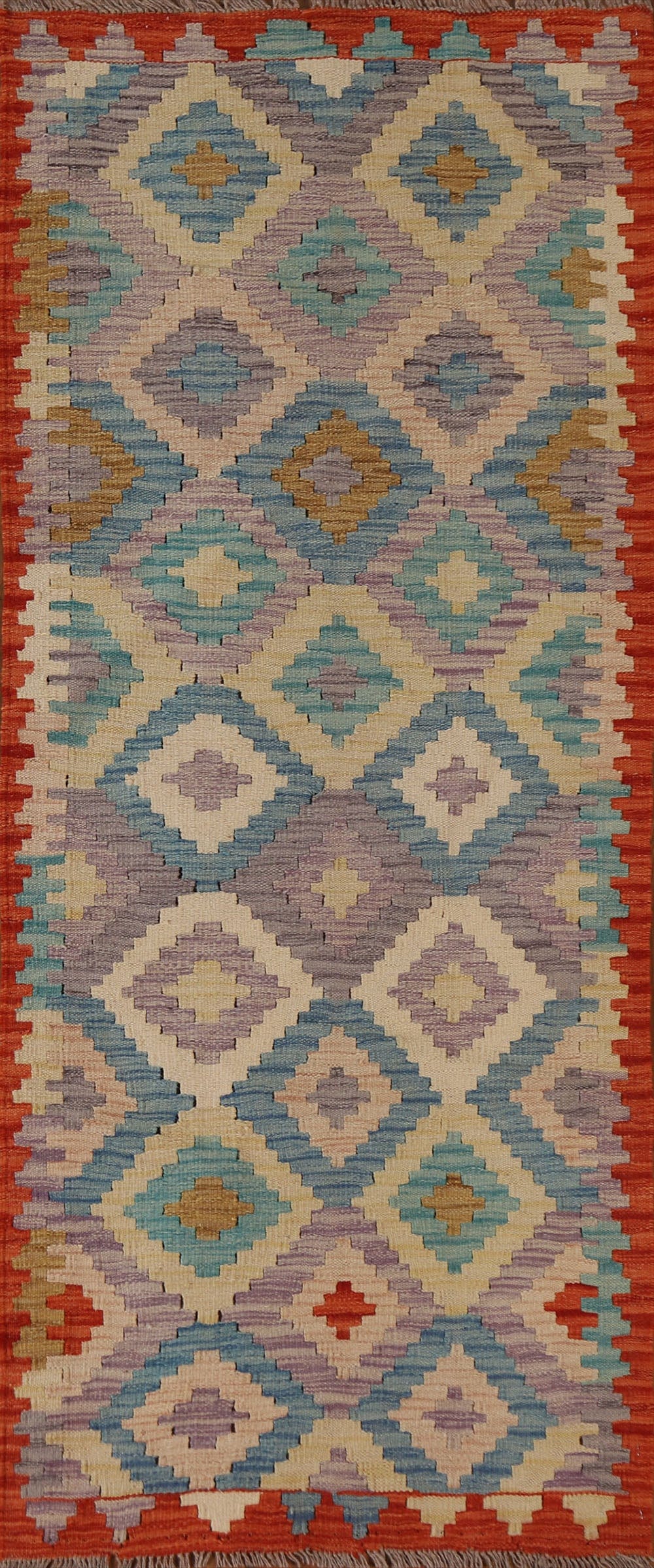 Geometric Kilim Oriental Area Rug 3x6