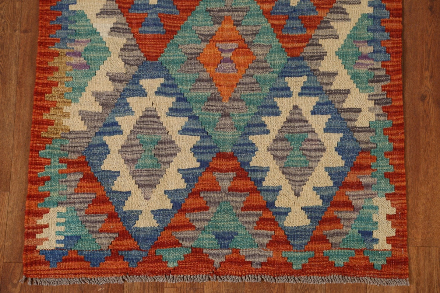 Geometric Kilim Oriental Area Rug 3x6