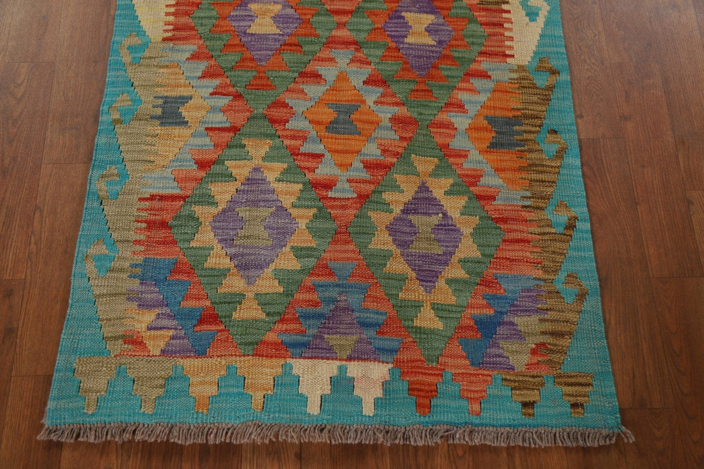 Geometric Kilim Oriental Area Rug 3x6