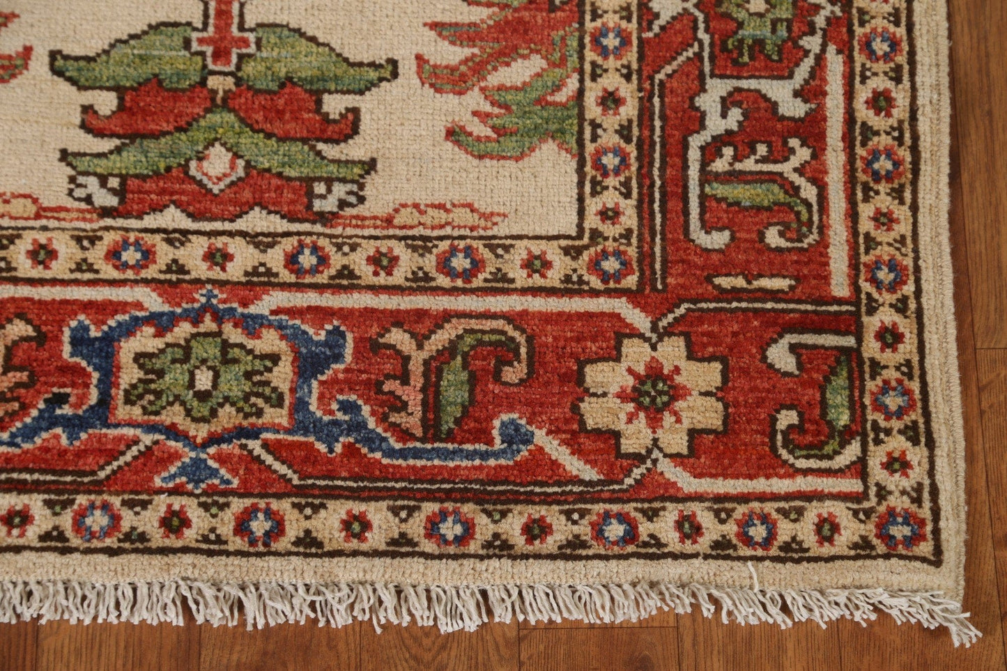 Vegetable Dye Heriz Serapi Oriental Runner Rug 3x8