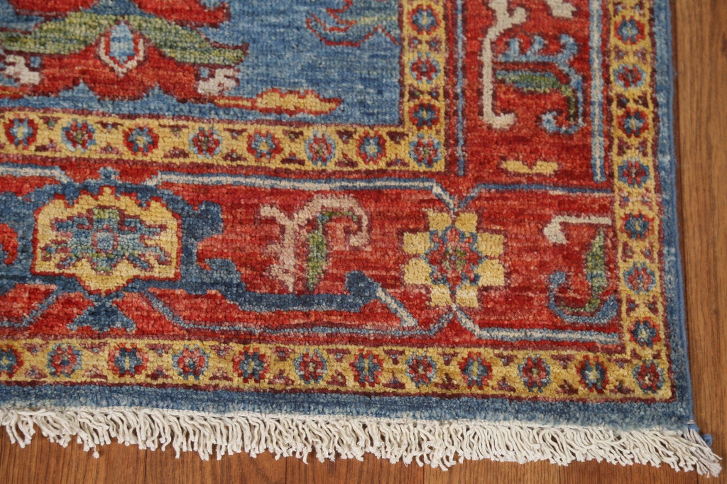 Vegetable Dye Heriz Serapi Oriental Runner Rug 2x8