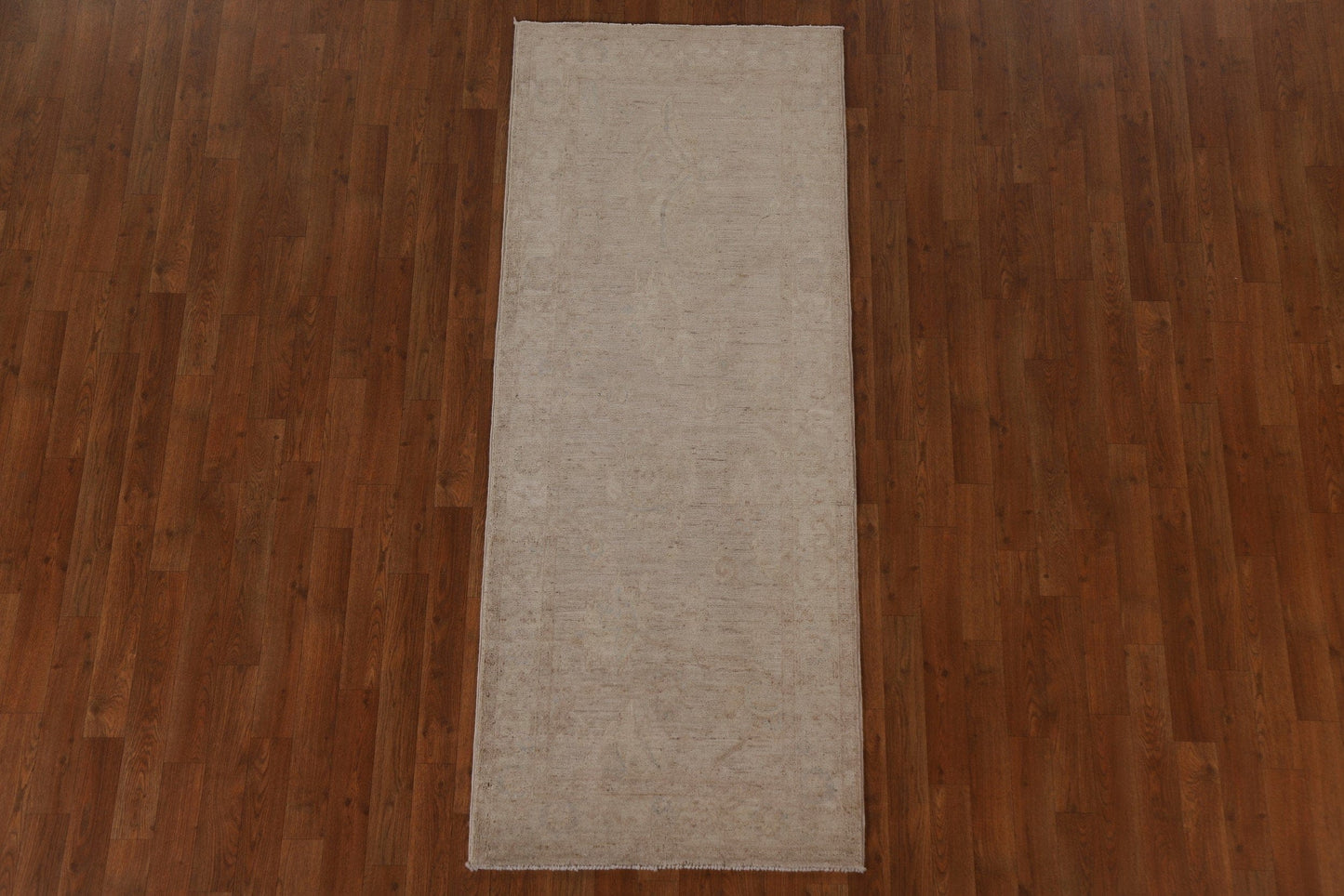 Vegetable Dye Oushak Oriental Runner Rug 3x7