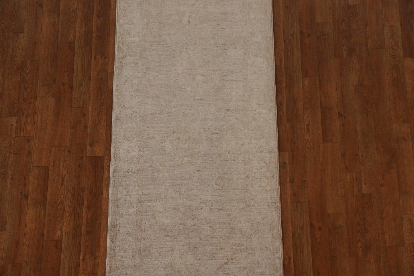 Vegetable Dye Oushak Oriental Runner Rug 3x7