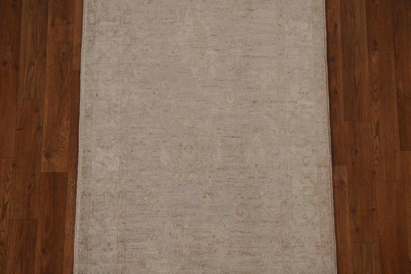 Vegetable Dye Oushak Oriental Runner Rug 3x7