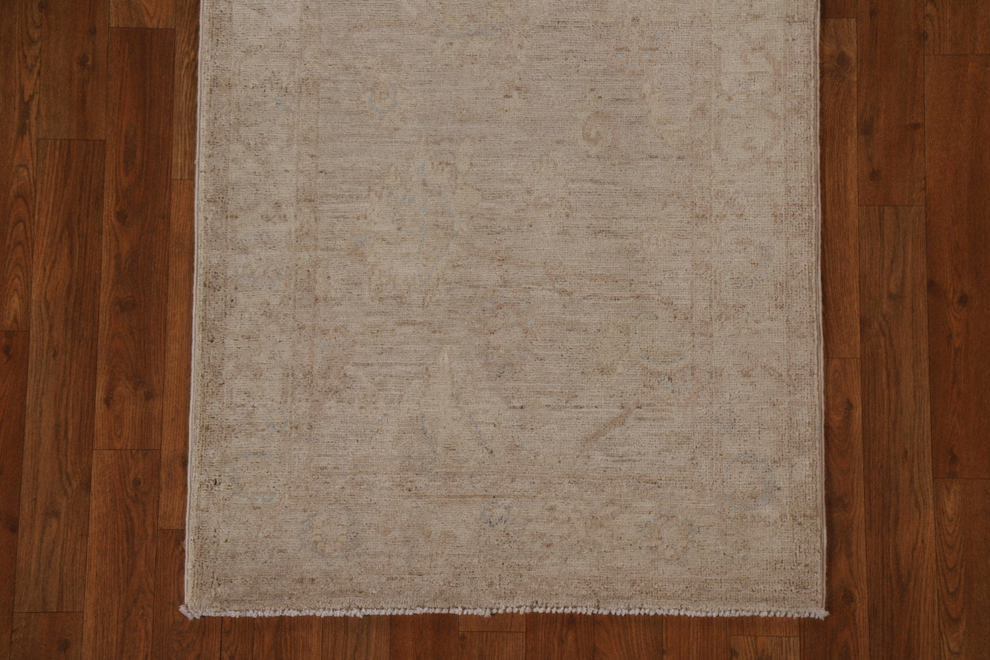 Vegetable Dye Oushak Oriental Runner Rug 3x7