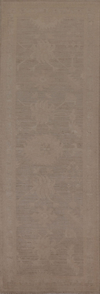 Vegetable Dye Oushak Oriental Runner Rug 3x9