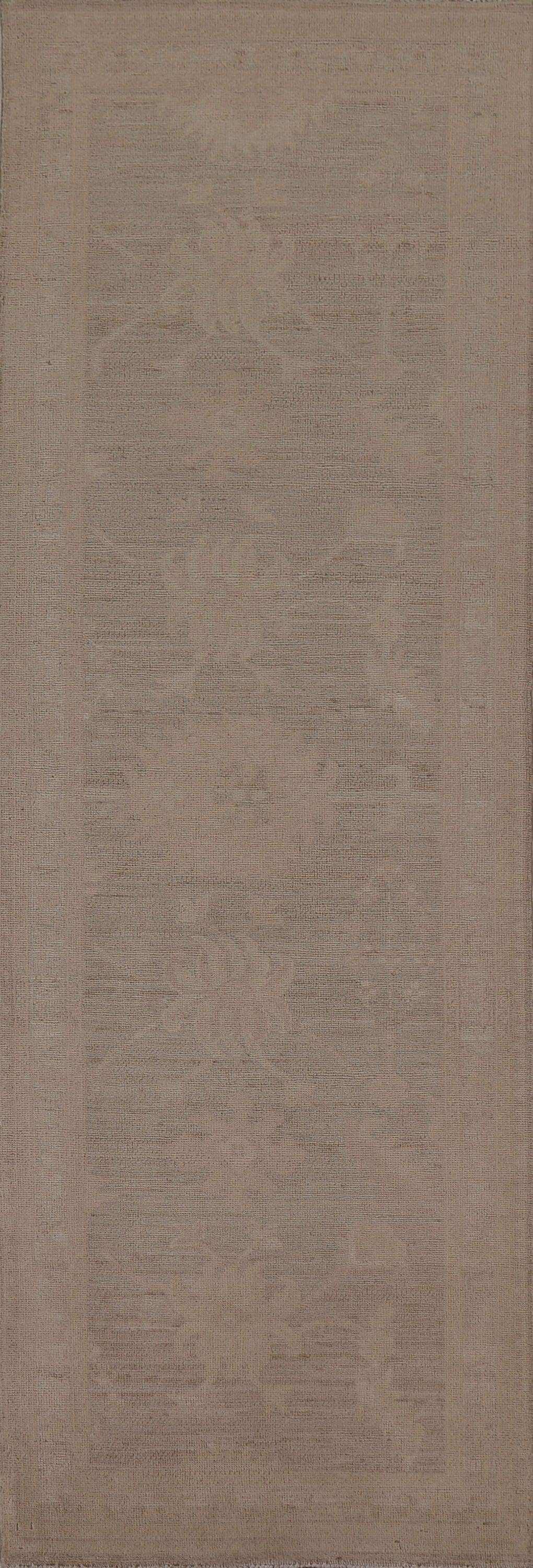 Vegetable Dye Oushak Oriental Runner Rug 3x9