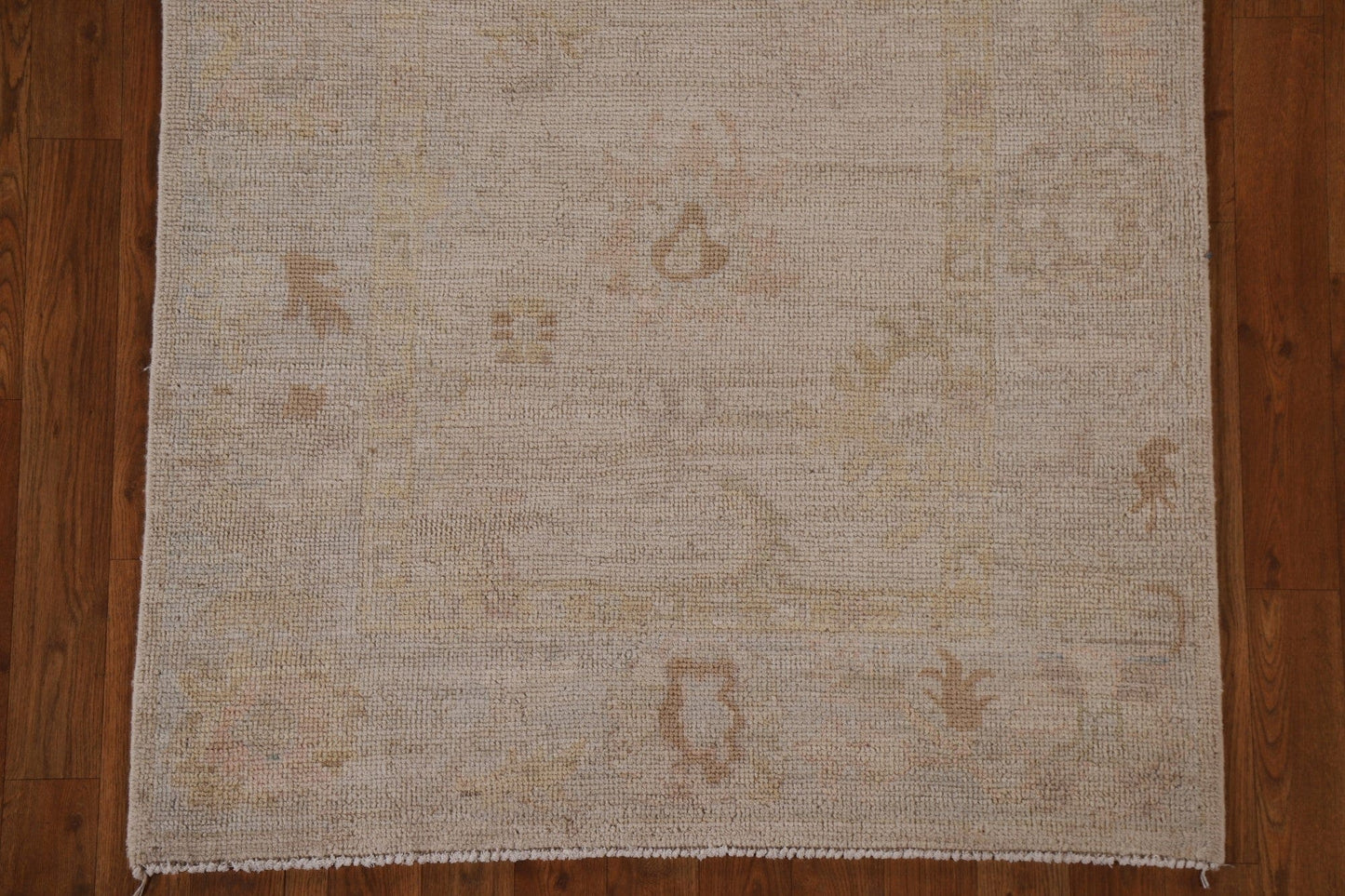 Vegetable Dye Oushak Oriental Runner Rug 3x8