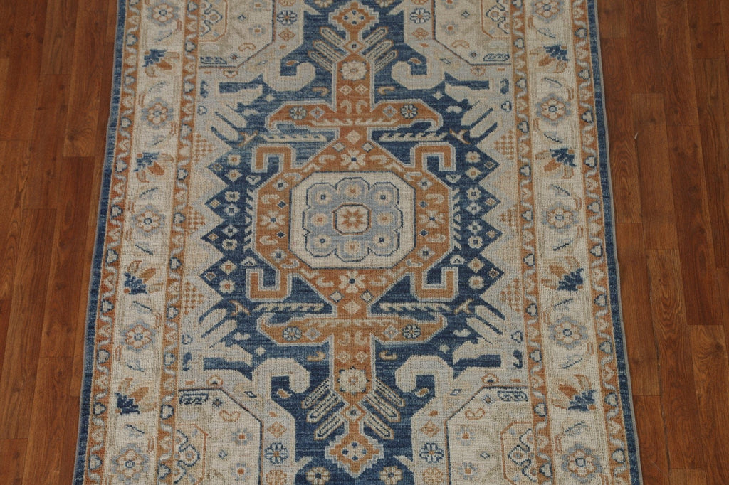 Vegetable Dye Oushak Turkish Area Rug 4x6