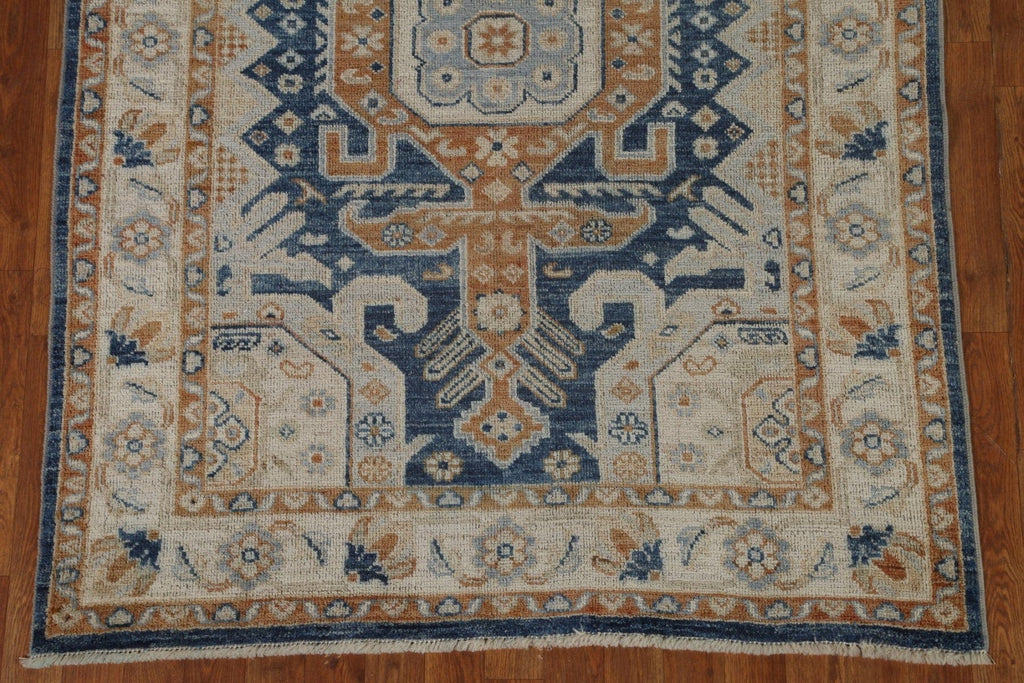 Vegetable Dye Oushak Turkish Area Rug 4x6