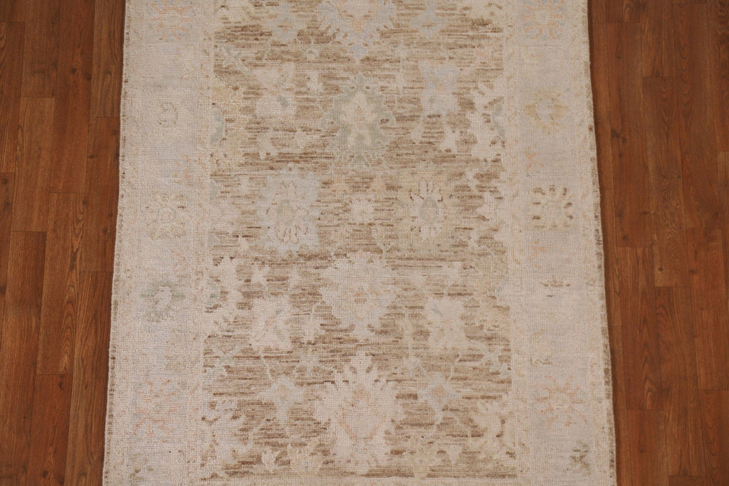 Vegetable Dye Oushak Turkish Area Rug 4x6