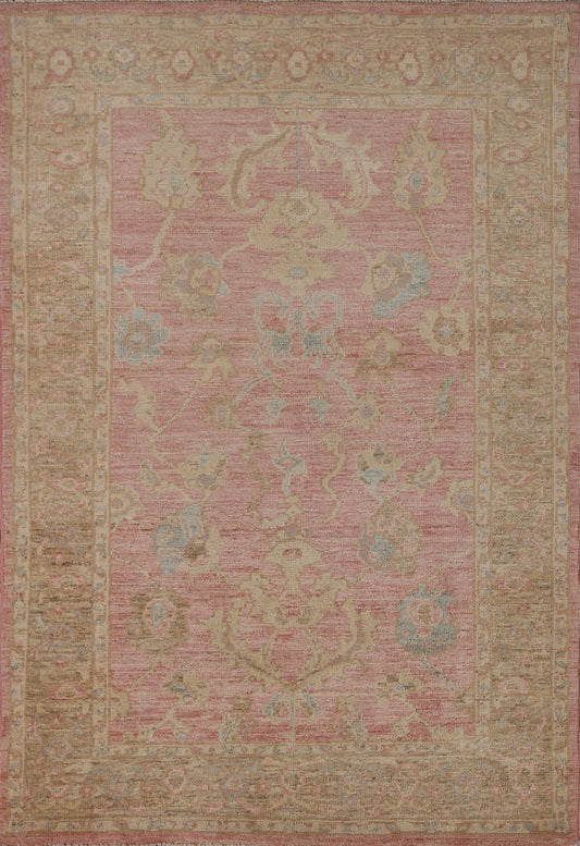 Vegetable Dye Oushak Wool Area Rug 3x5