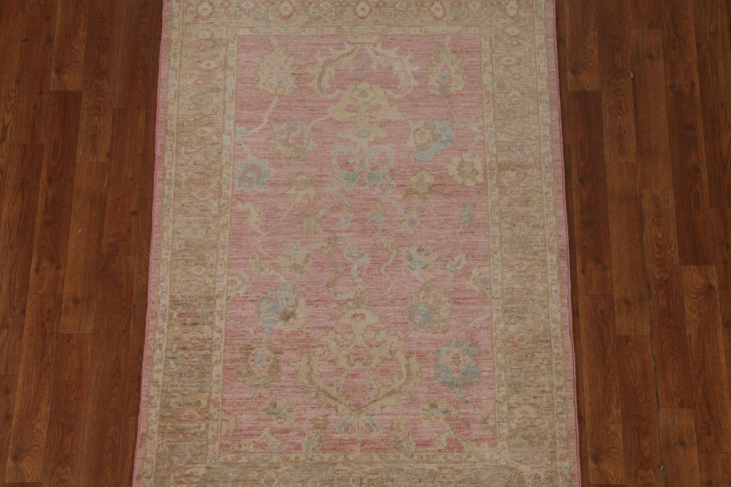 Vegetable Dye Oushak Wool Area Rug 3x5