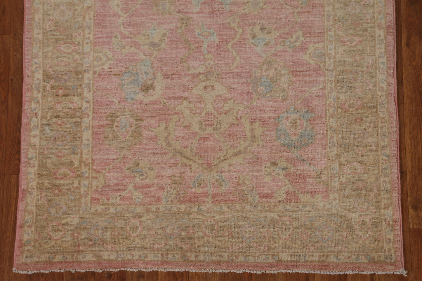 Vegetable Dye Oushak Wool Area Rug 3x5