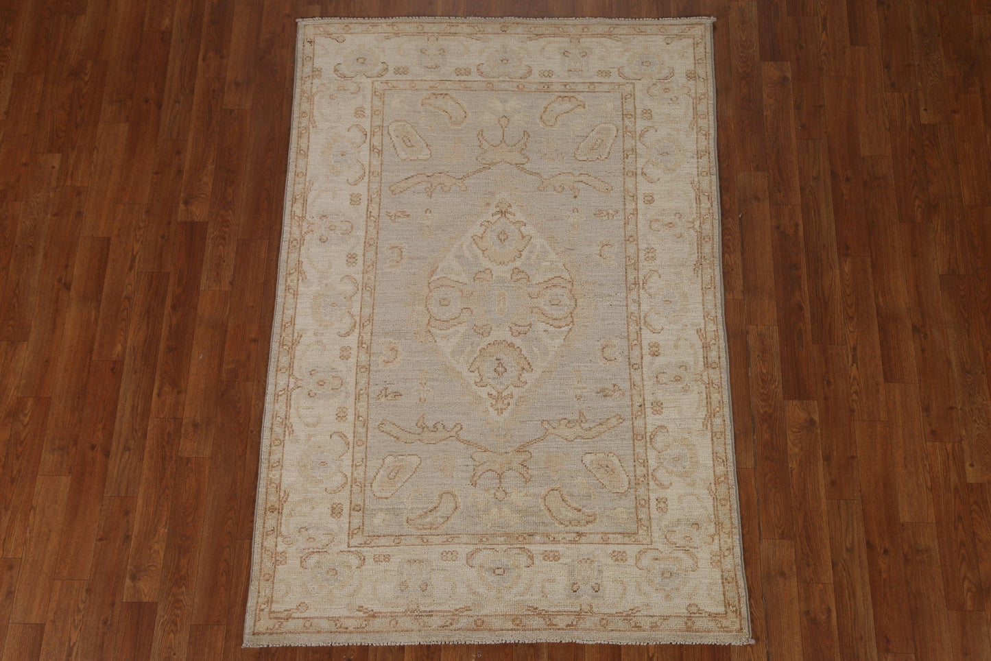 Handmade Oushak Vegetable Dye Area Rug 4x6