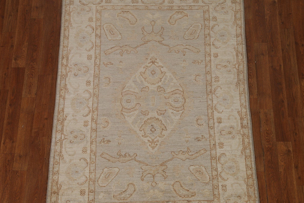 Handmade Oushak Vegetable Dye Area Rug 4x6