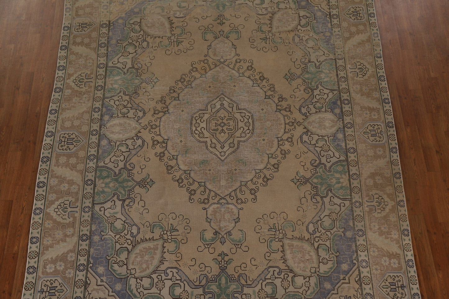 Distressed Tabriz Persian Area Rug 8x11