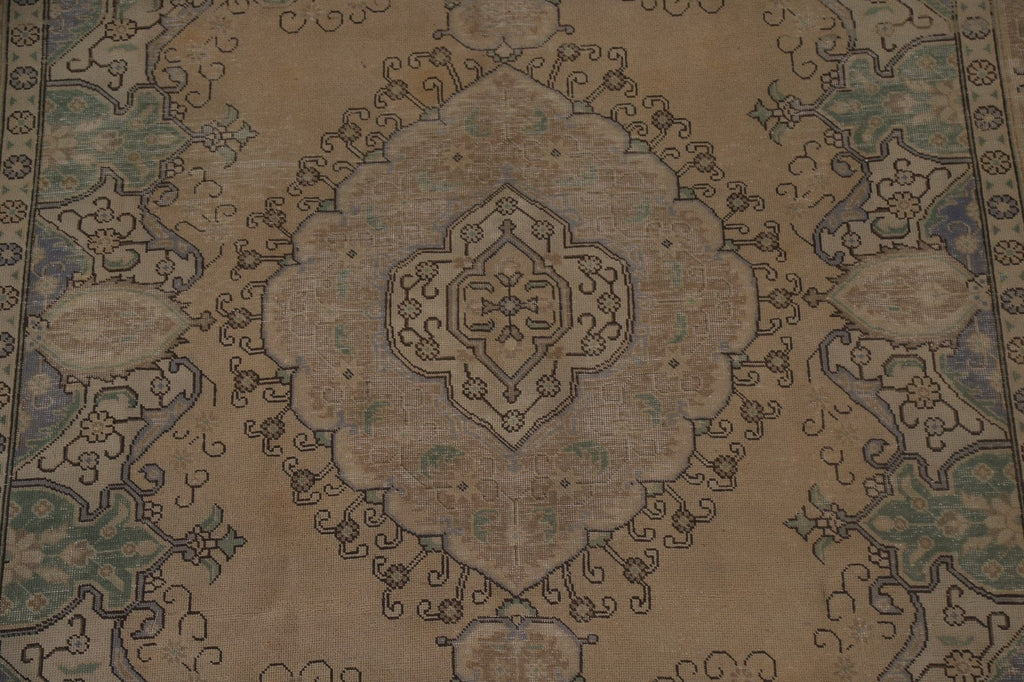 Distressed Tabriz Persian Area Rug 8x11