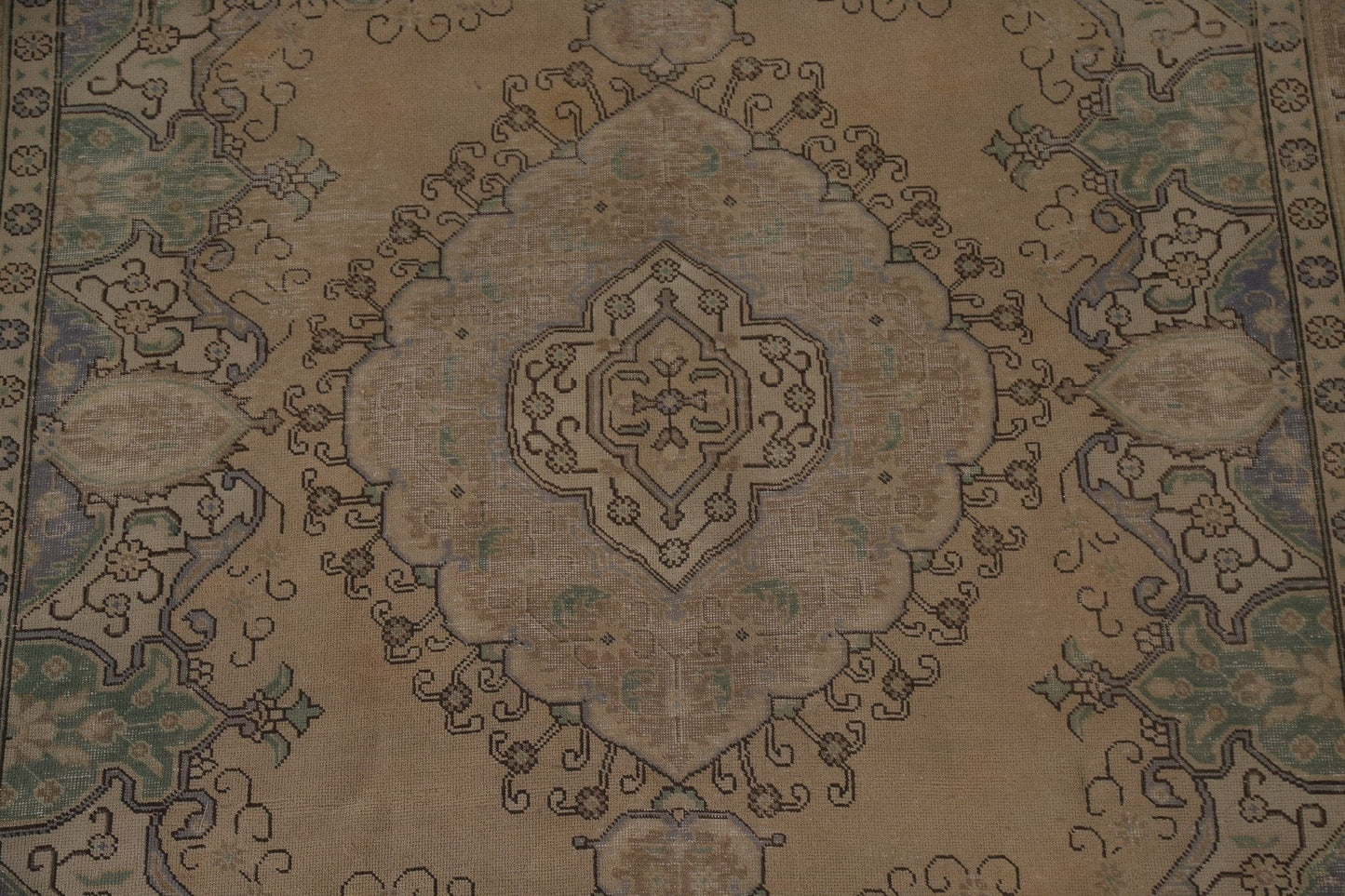 Distressed Tabriz Persian Area Rug 8x11