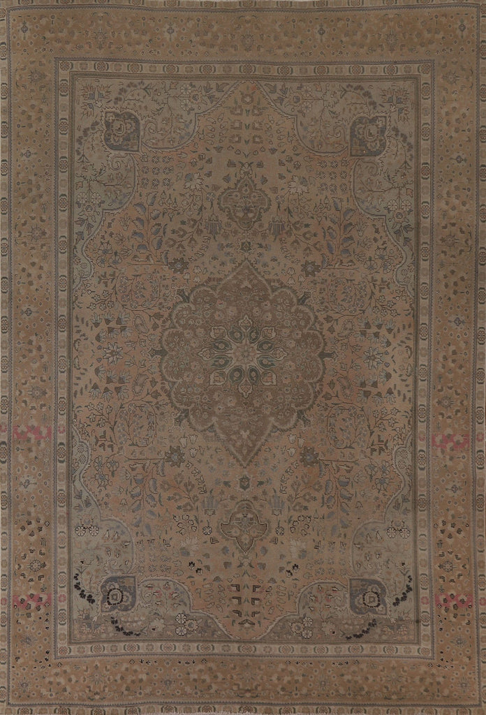 Distressed Tabriz Persian Area Rug 8x11