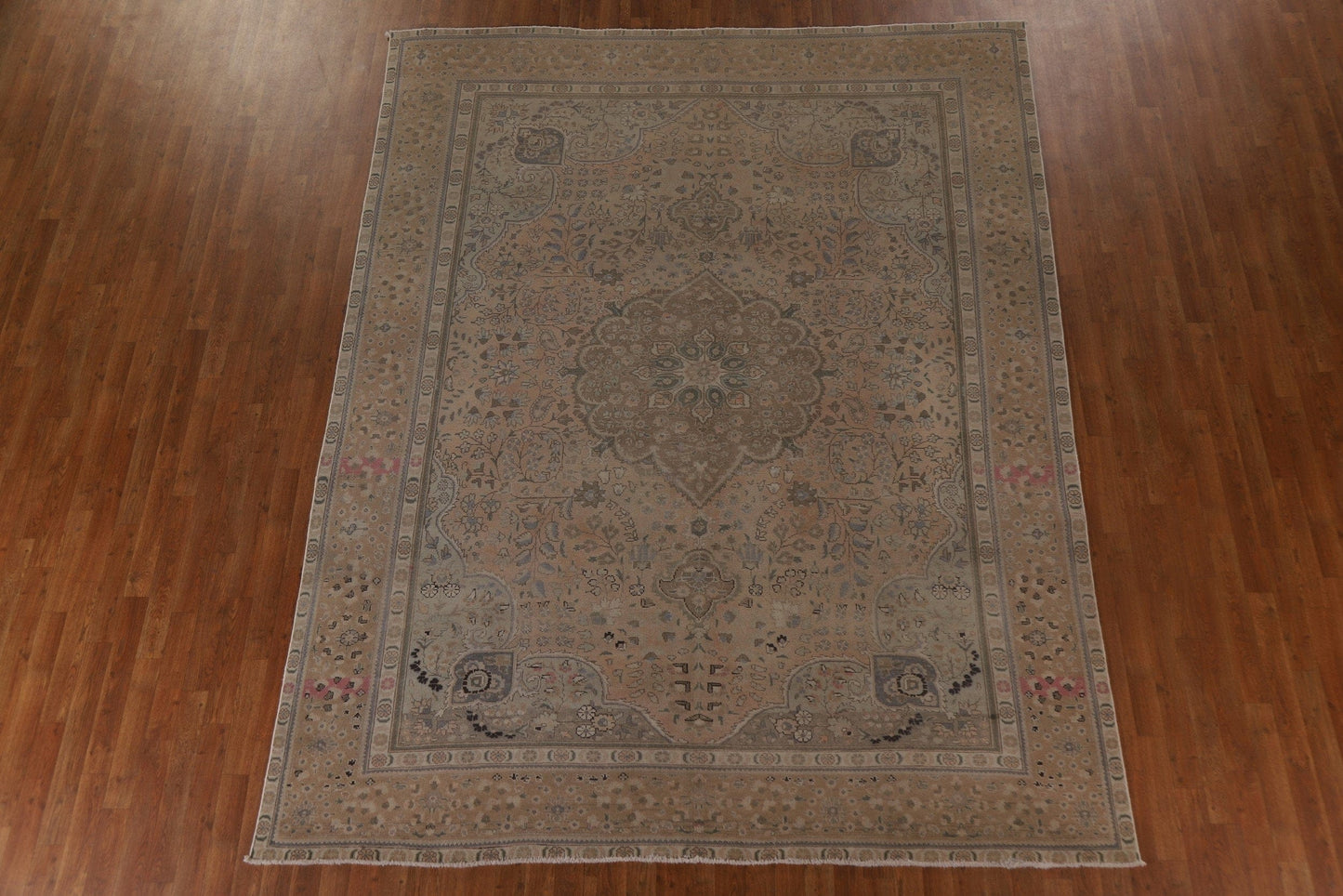 Distressed Tabriz Persian Area Rug 8x11