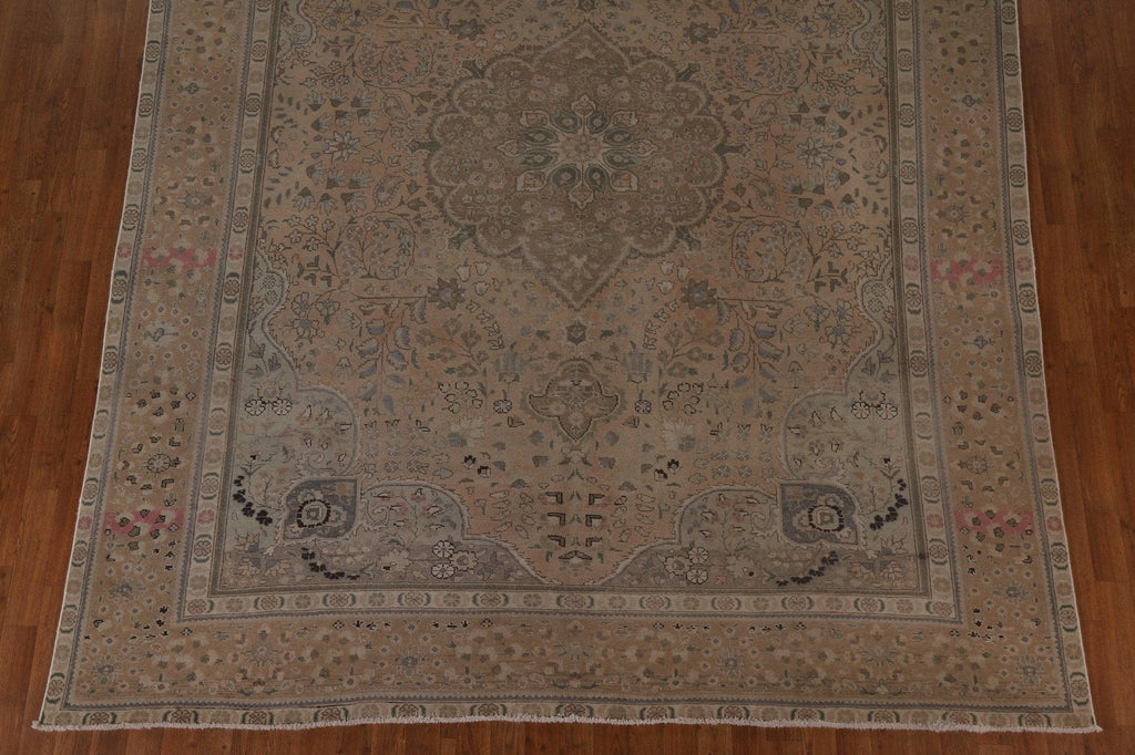 Distressed Tabriz Persian Area Rug 8x11