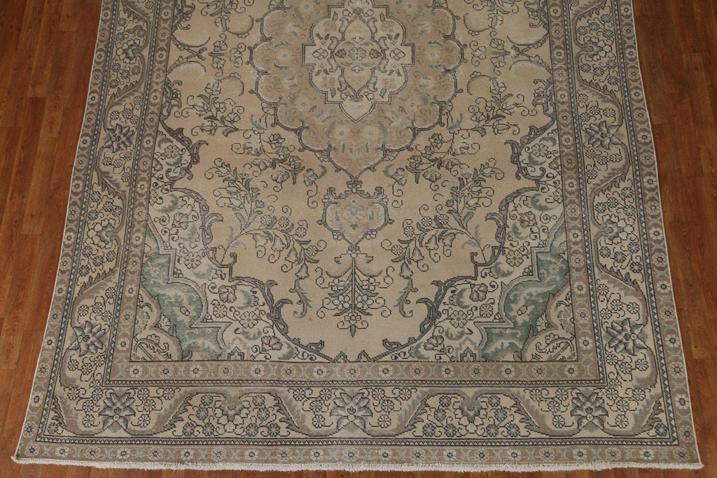 Distressed Tabriz Persian Area Rug 8x12