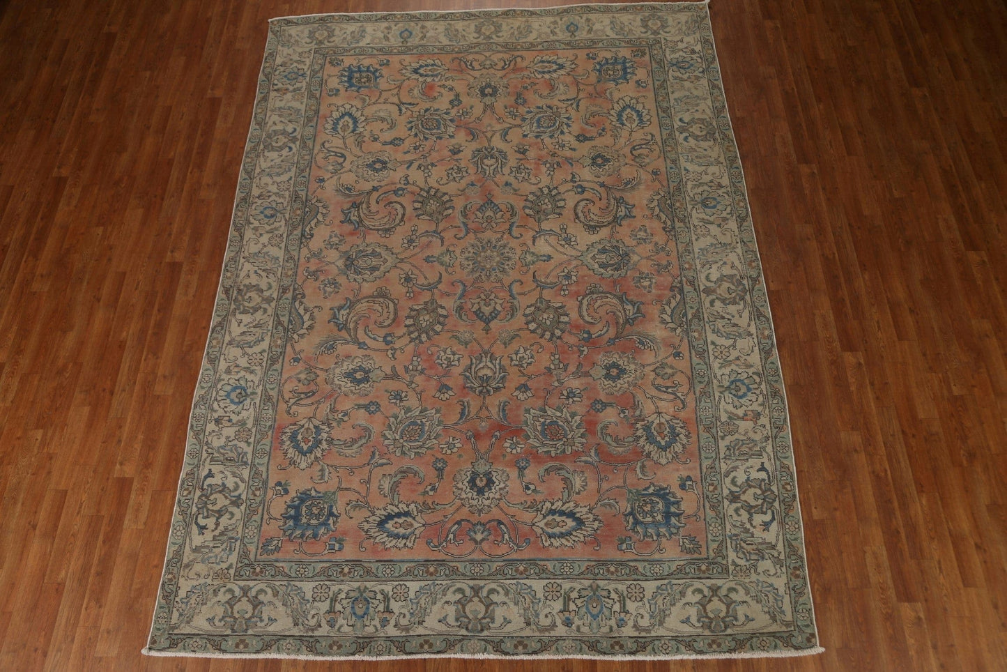 Distressed Tabriz Persian Area Rug 8x11