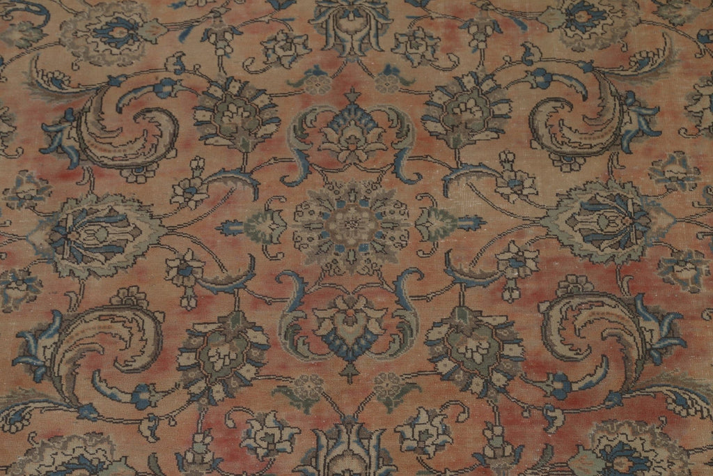 Distressed Tabriz Persian Area Rug 8x11