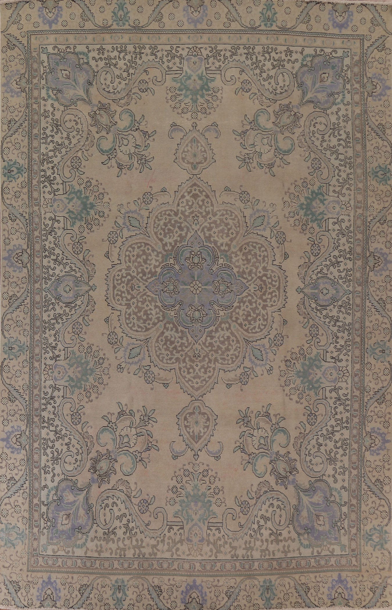 Distressed Tabriz Persian Area Rug 8x12