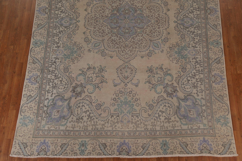 Distressed Tabriz Persian Area Rug 8x12