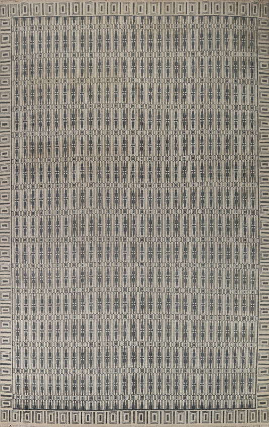 All-Over Gabbeh Geometric Area Rug 9x12