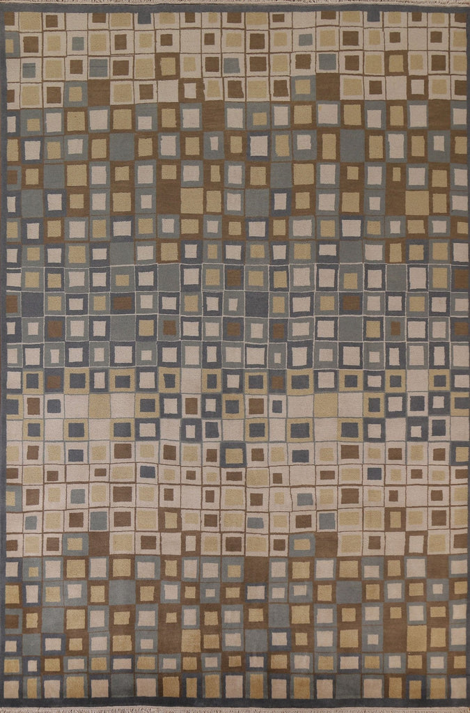 Geometric Gabbeh Modern Area Rug 8x10