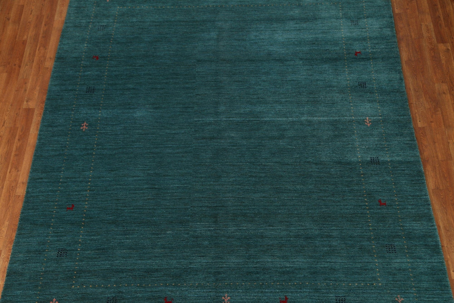 Teal Green Gabbeh Oriental Area Rug 8x10