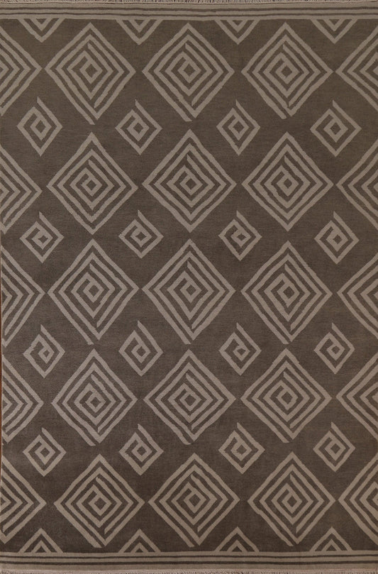 Geometric Gabbeh Modern Area Rug 8x10