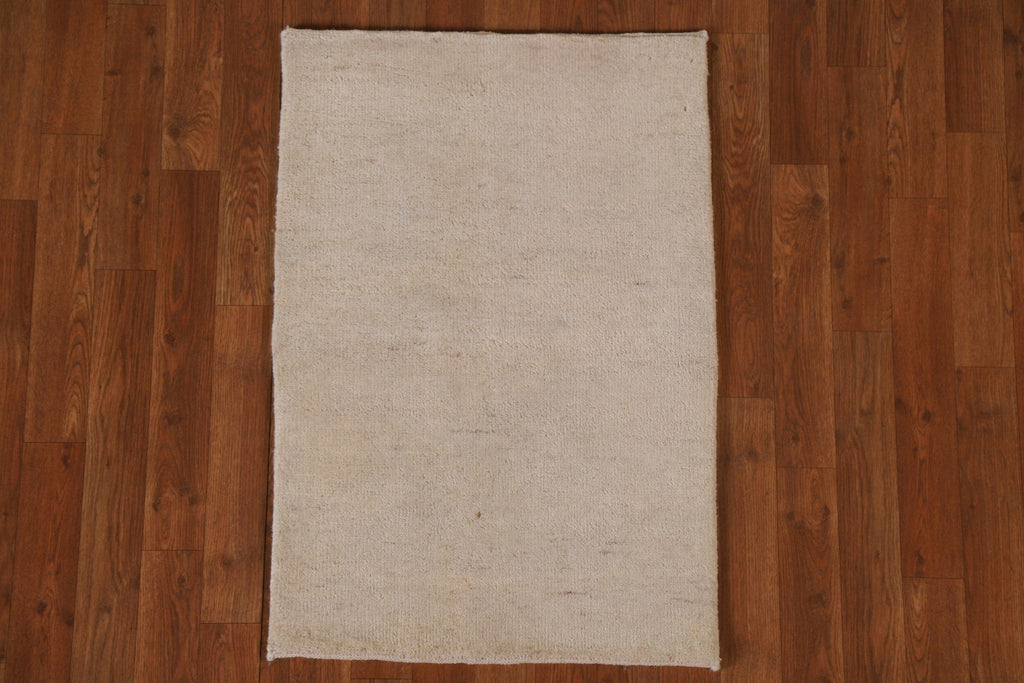 Ivory Moroccan Oriental Rug 2x3