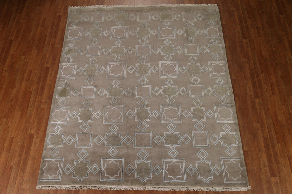 Geometric Gabbeh Modern Area Rug 8x9