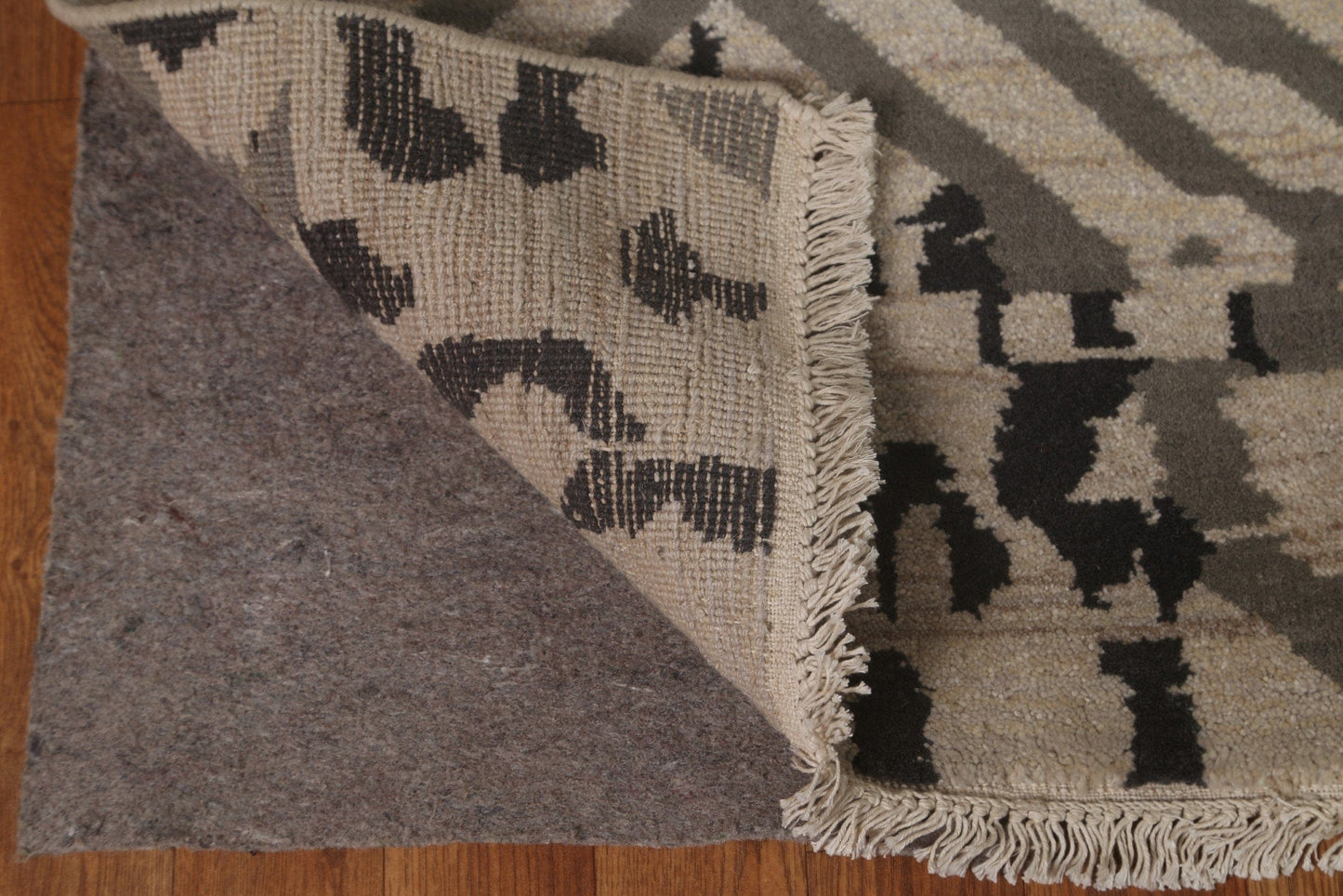 Contemporary Gabbeh Wool Area Rug 8x11