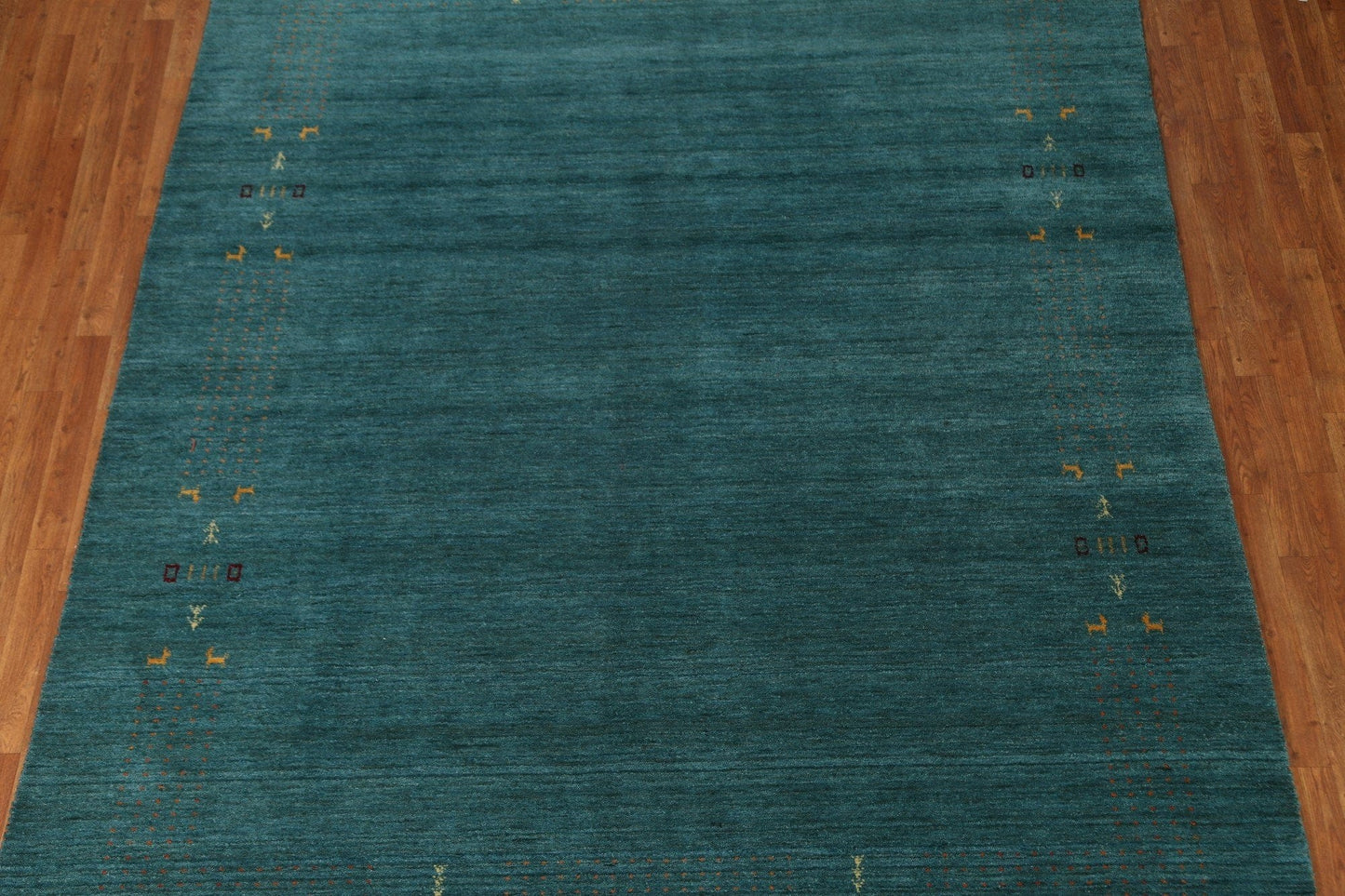 Teal Green Gabbeh Oriental Area Rug 8x10